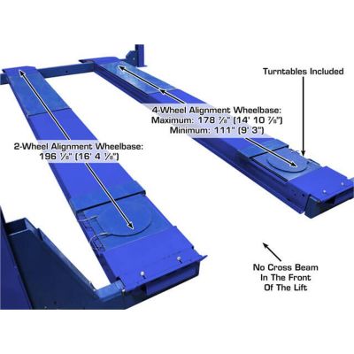 Atlas PVL140F-EXT 14,000 LB Certified Alignment Lift