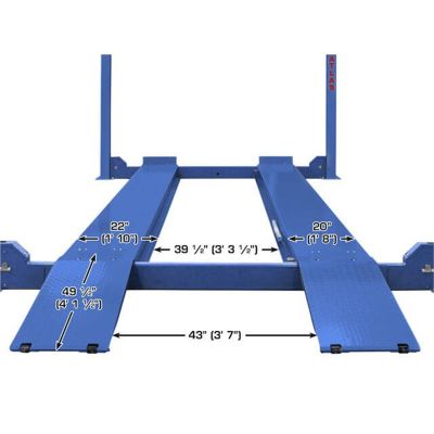 Atlas PVL-14 14000lb ALI Certified Four Post Lift