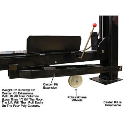 Atlas PRO9000 Extra Tall, Extra Wide Portable Heavy Duty 4-Post Lift 9000 lb. Capacity