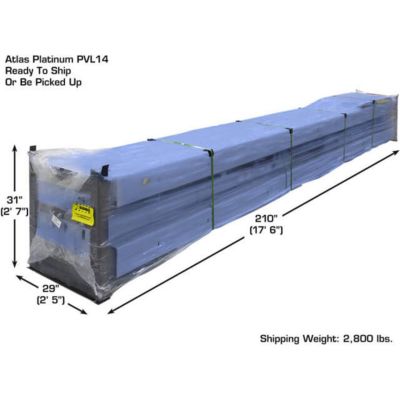 Atlas PVL-14 14000lb ALI Certified Four Post Lift