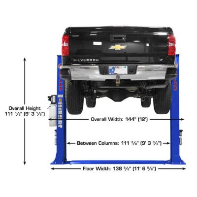 Atlas PVL9BP Platinum ALI Certified Baseplate 2 Post Lift